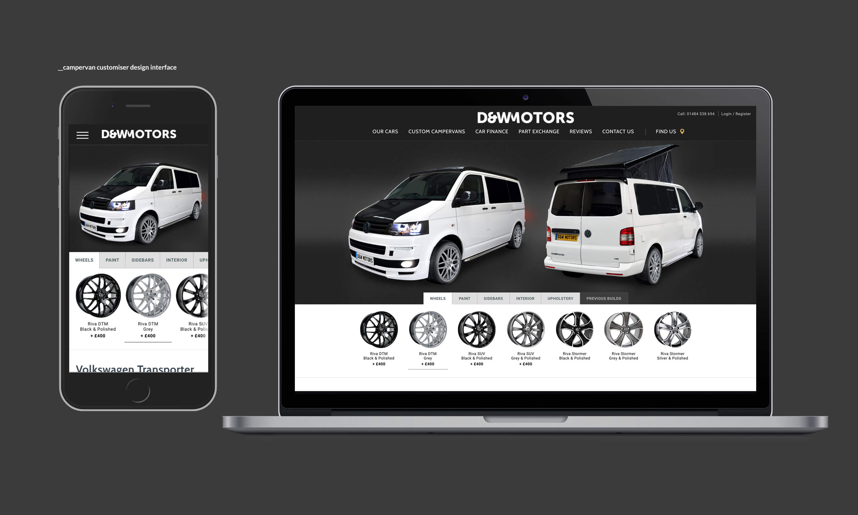 D&W Motors - portfolio image